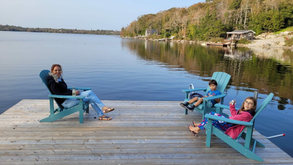 Détente au bord du lac chez Jack