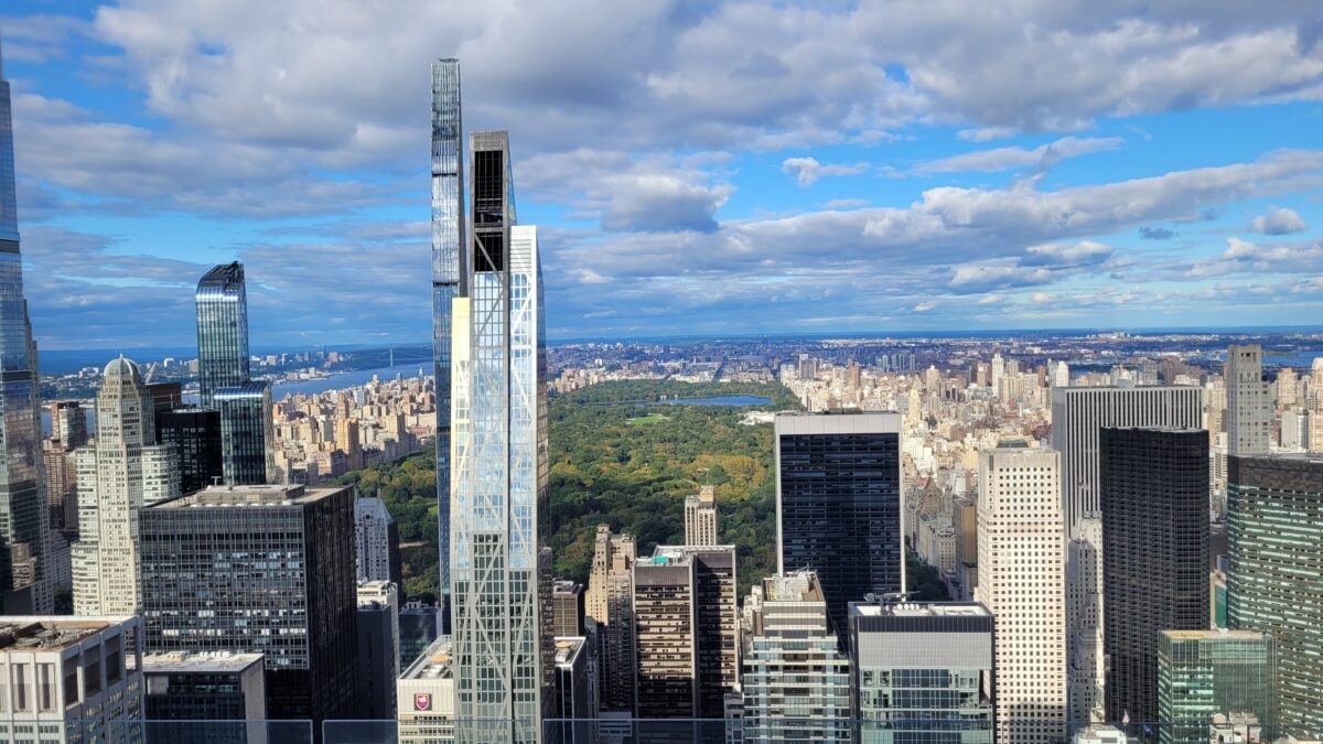 En haut de Top of the Rock