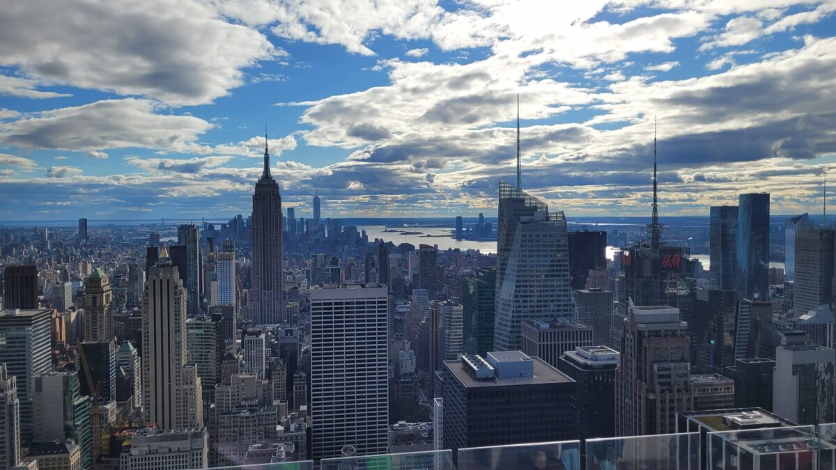 En haut de Top of the Rock