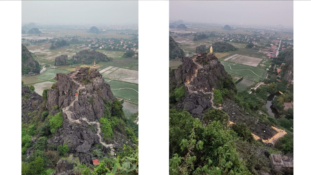 La montée de Mua Cave (500 marches) !